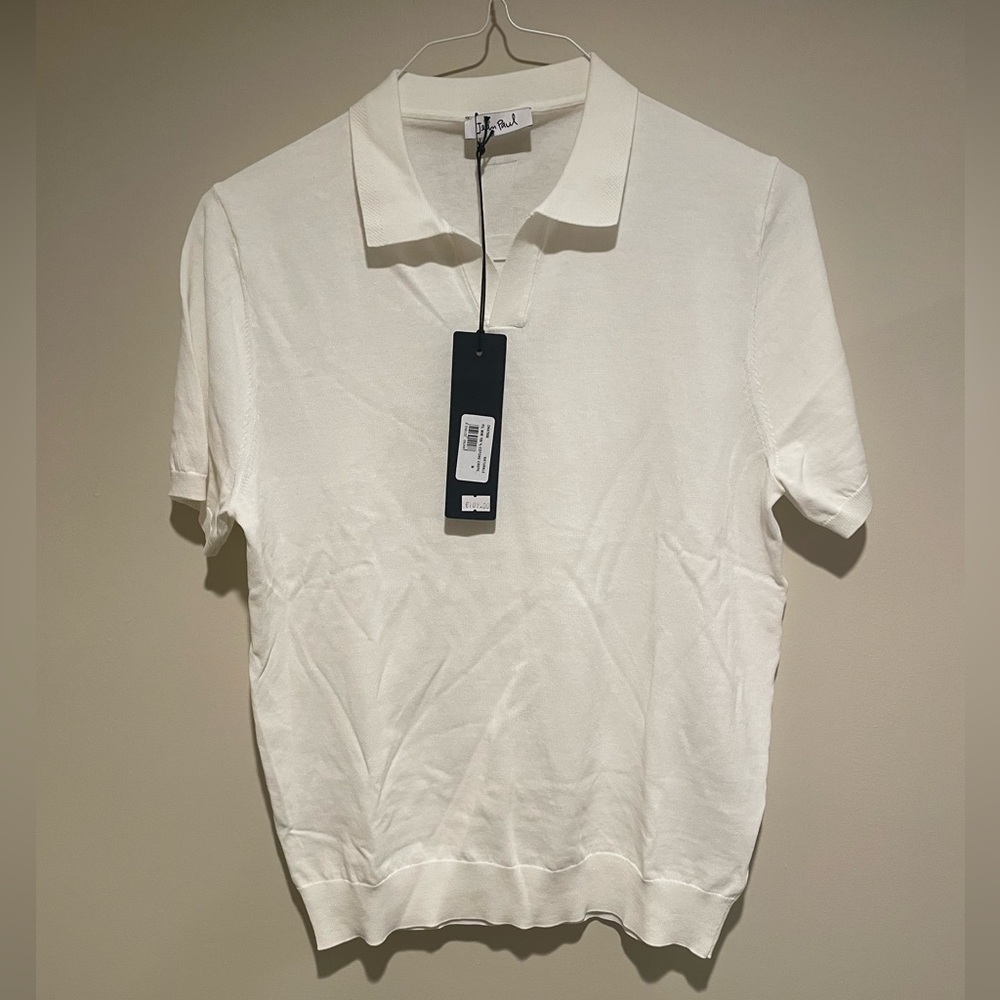 Elegant White Polo Shirt